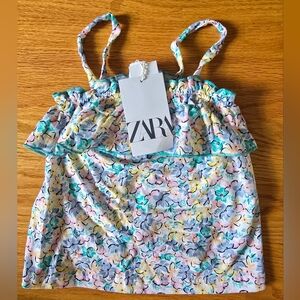 Zara Kids Floral Tank Top